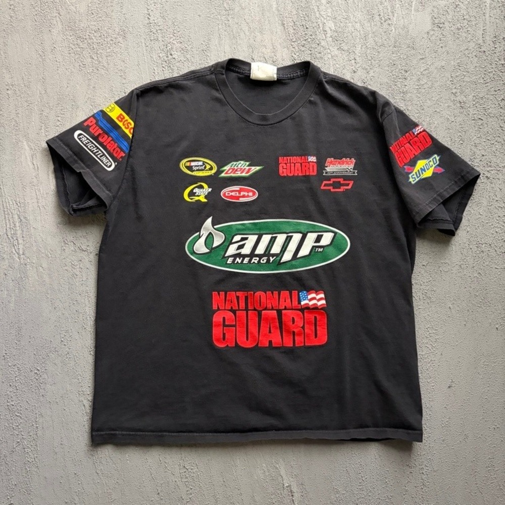Vintage Dale Earnhardt Jr Shirt Large Black 2000s Nascar Winners Circle